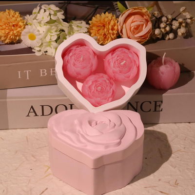 Alhajero tapa con rosa