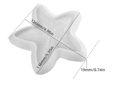 estrella de mar plana