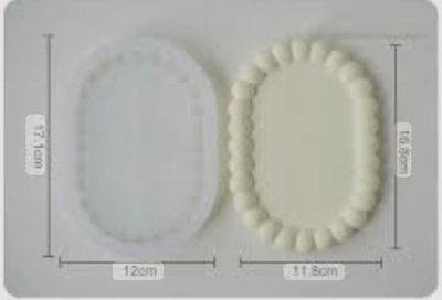 bandeja burbuja oval