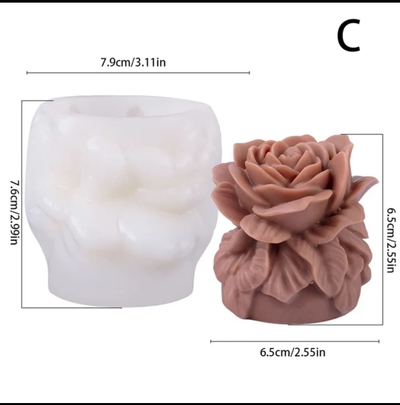 Rosa con base 