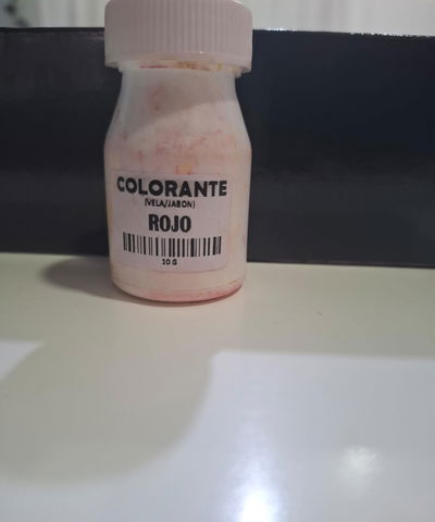 Pigmento para vela solido rojo 10g
