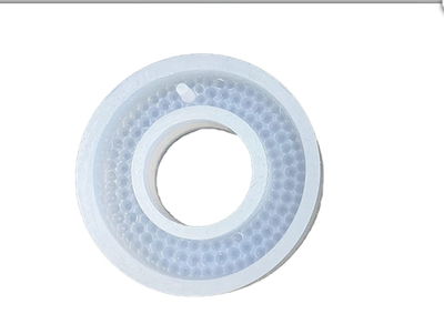 llavero circular texturado 