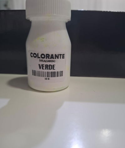 Pigmento para vela solido verde 10g