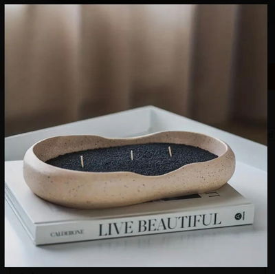 bandeja ovalada irregular 