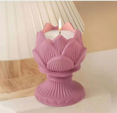 flor de loto con pie