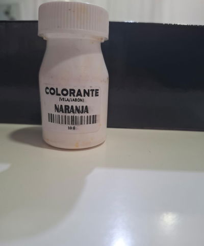Pigmento para vela solido naranja 10g
