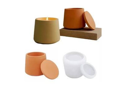 cuenco con tapa o maceta 