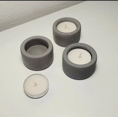 Porta vela redondo 
