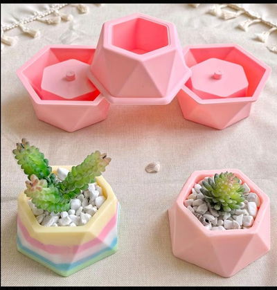 maceta diamantada grande