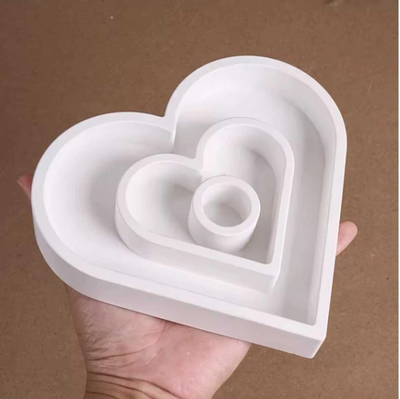 porta vela corazon