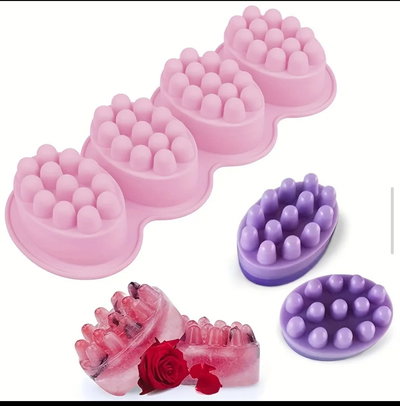 molde para jabón masajeador 