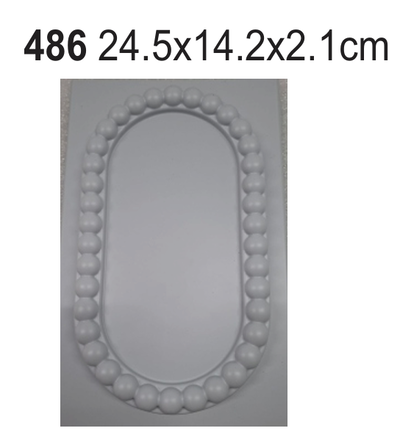 Termoformado oval con burbujas 