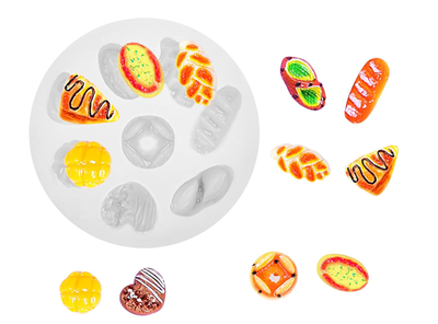 molde de mini panificados 