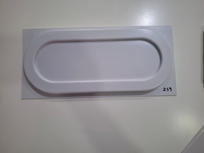 bandeja oval xxl con borde ancho