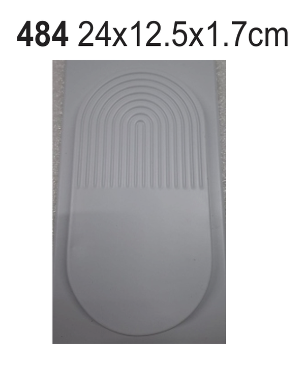 Bandeja oval con arcoíris