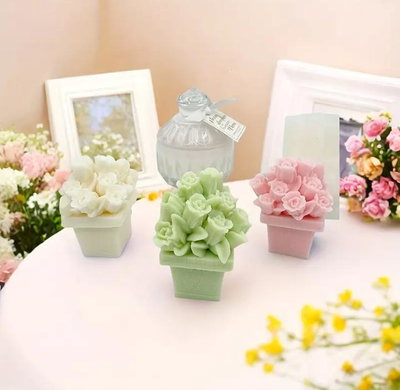Maceta con flores 