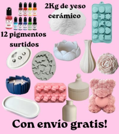 Set  de lanzamiento para yeso (CON ENVIO GRATIS)
