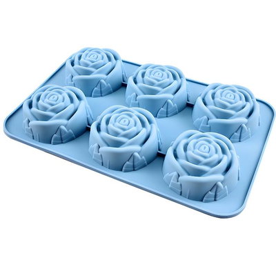 Molde para jabón Rosas x6