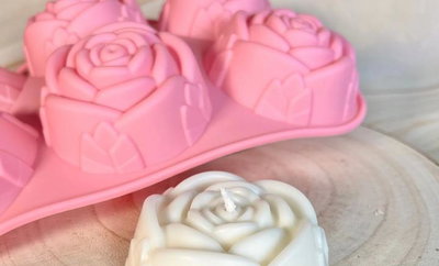Molde para jabón Rosas x6