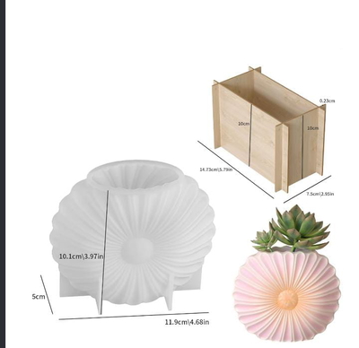 Florero con forma de flor