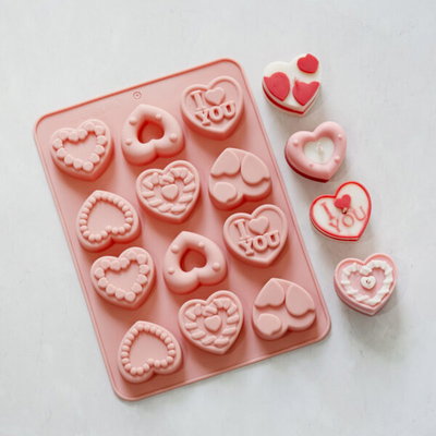 Corazones surtidos x 12 