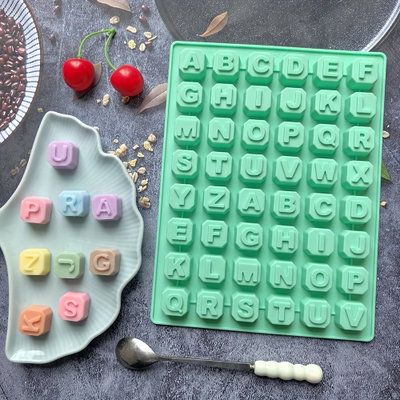 Molde de letras cuadradas xl