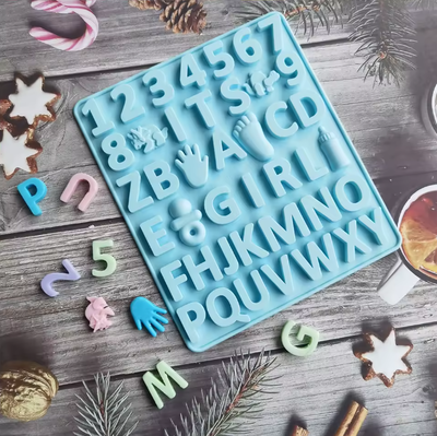 Letras con motivos de bebe