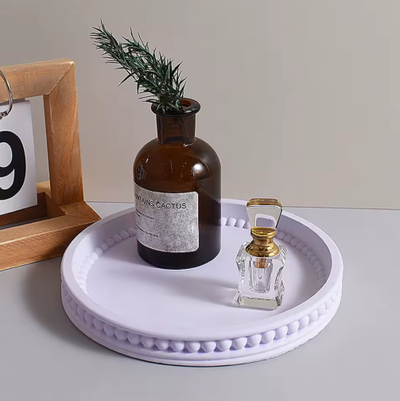 Bandeja redonda perlada chica 