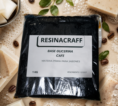Base de glicerina enriquecida de café 