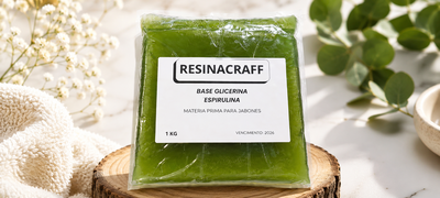 Base de glicerina enriquecido de Espirulina 