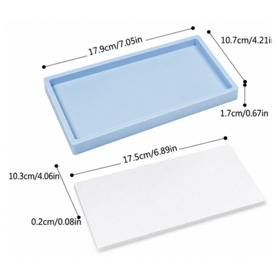 Bandeja rectangular