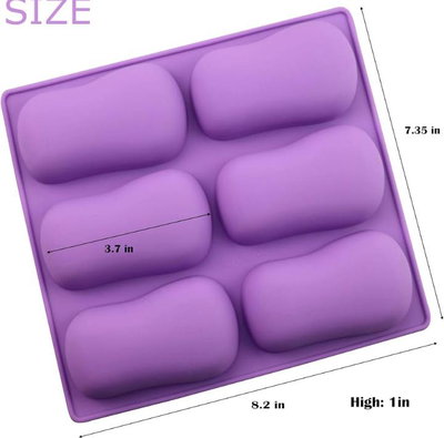 Molde para jabón oval