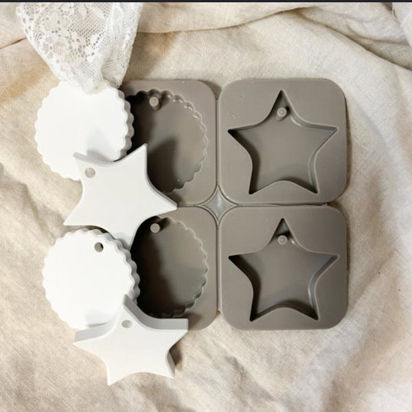 Tag Aromático Círculo y estrella 