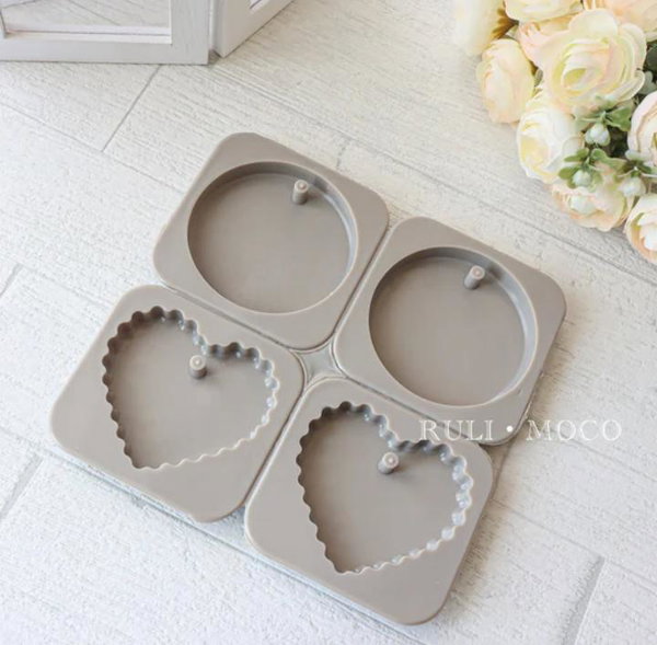 Tag Aromático Corazón y círculo 