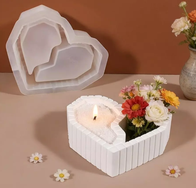 Porta vela Corazón partido