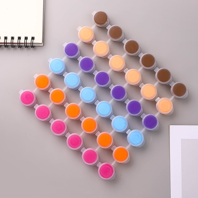 Acuarelas recargables de 6 colores pasteles por 10 tiras