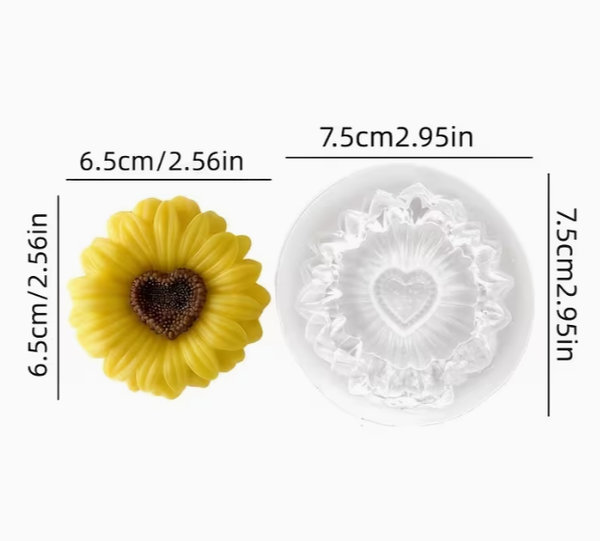 Girasol con Corazón
