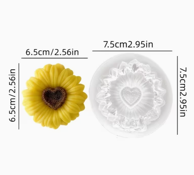 Girasol con Corazón 