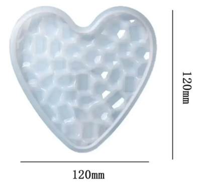 Corazón textura para resina 