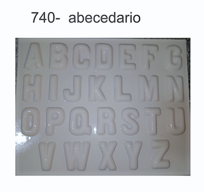 Termoformado abecedario 