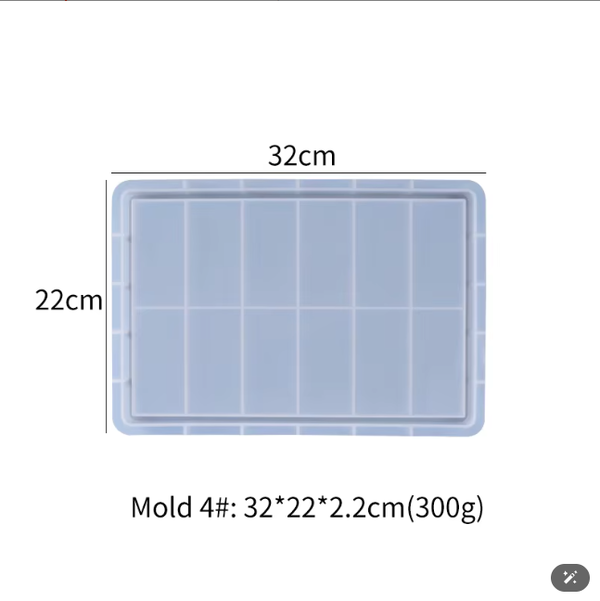 Bandeja rectangular xxl