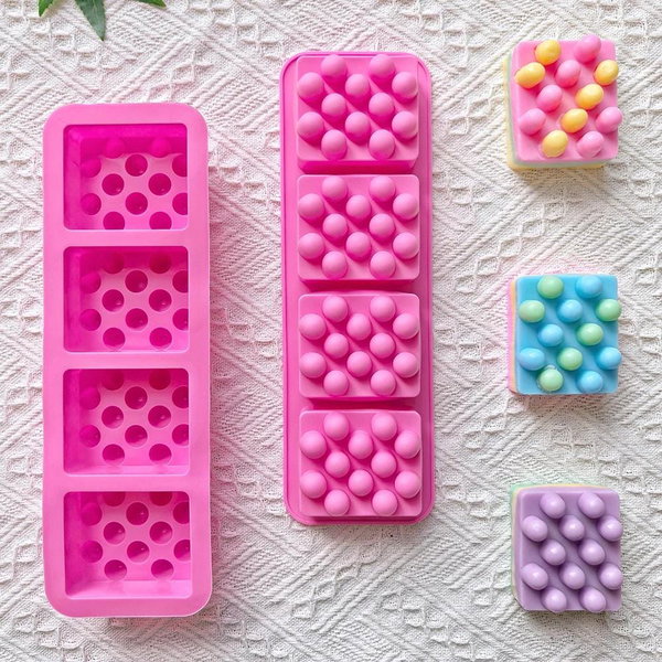 Jabón rectangular masajeador 