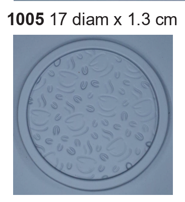 Bandeja circular Relieve