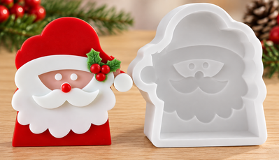 Molde de Papá Noel 3D