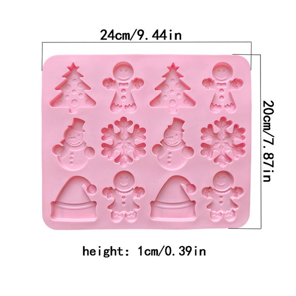 Figuras navidad 2d x12 