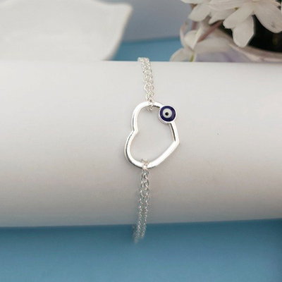 PULSERA CORAZÓN OJO