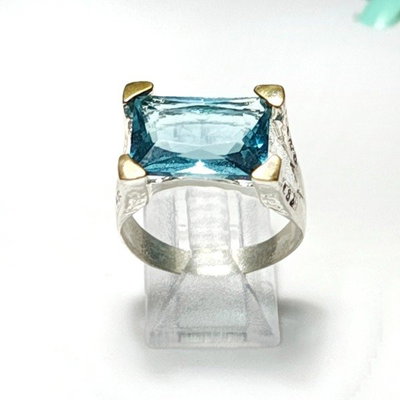 ANILLO AMANECER AZUL