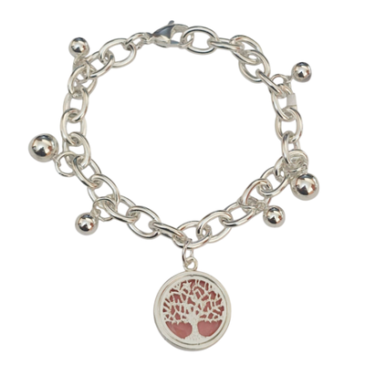 PULSERA ARBOL ROSA