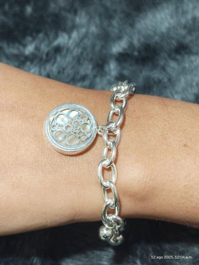 PULSERA BURBUJAS BLANCA