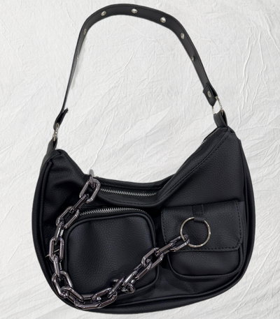 Agotado MiniBag Harta Chain Negra